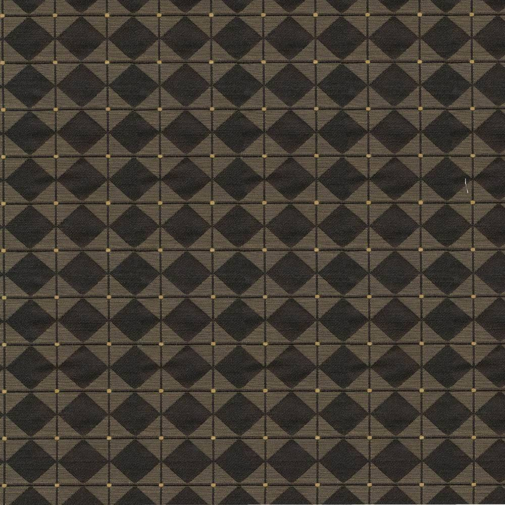 Diamond Overlay Noir by Kasmir Fabric 1424 51% Rayon 43% Polyester 6% Cotton USA 33,000 Wyzenbeek Double Rubs H: 3 4/8 inches, V:1 5/8 inches 57 - 58 - Fabric Carolina - Kasmir