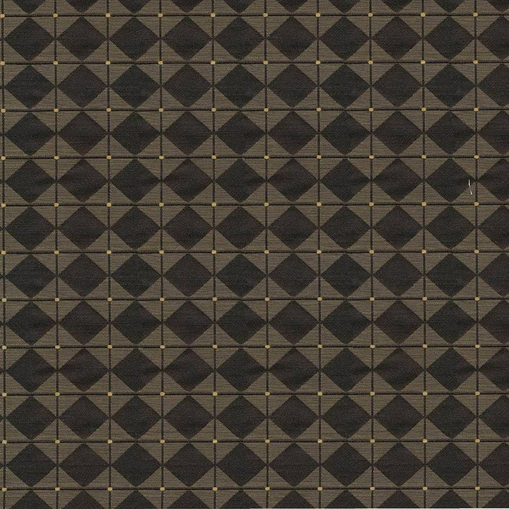 Diamond Overlay Noir by Kasmir Fabric 1424 51% Rayon 43% Polyester 6% Cotton USA 33,000 Wyzenbeek Double Rubs H: 3 4/8 inches, V:1 5/8 inches 57 - 58 - Fabric Carolina - Kasmir