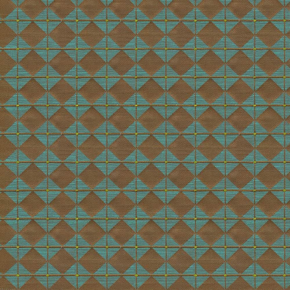 Diamond Overlay Teal by Kasmir Fabric 1424 51% Rayon
43% Polyester
6% Cotton
 USA 33,000 Wyzenbeek Double Rubs </p><p>Repeat: Horizontal: 3 4/8 inches and Vertical: 1 5/8 inches 57 - Fabric Carolina -