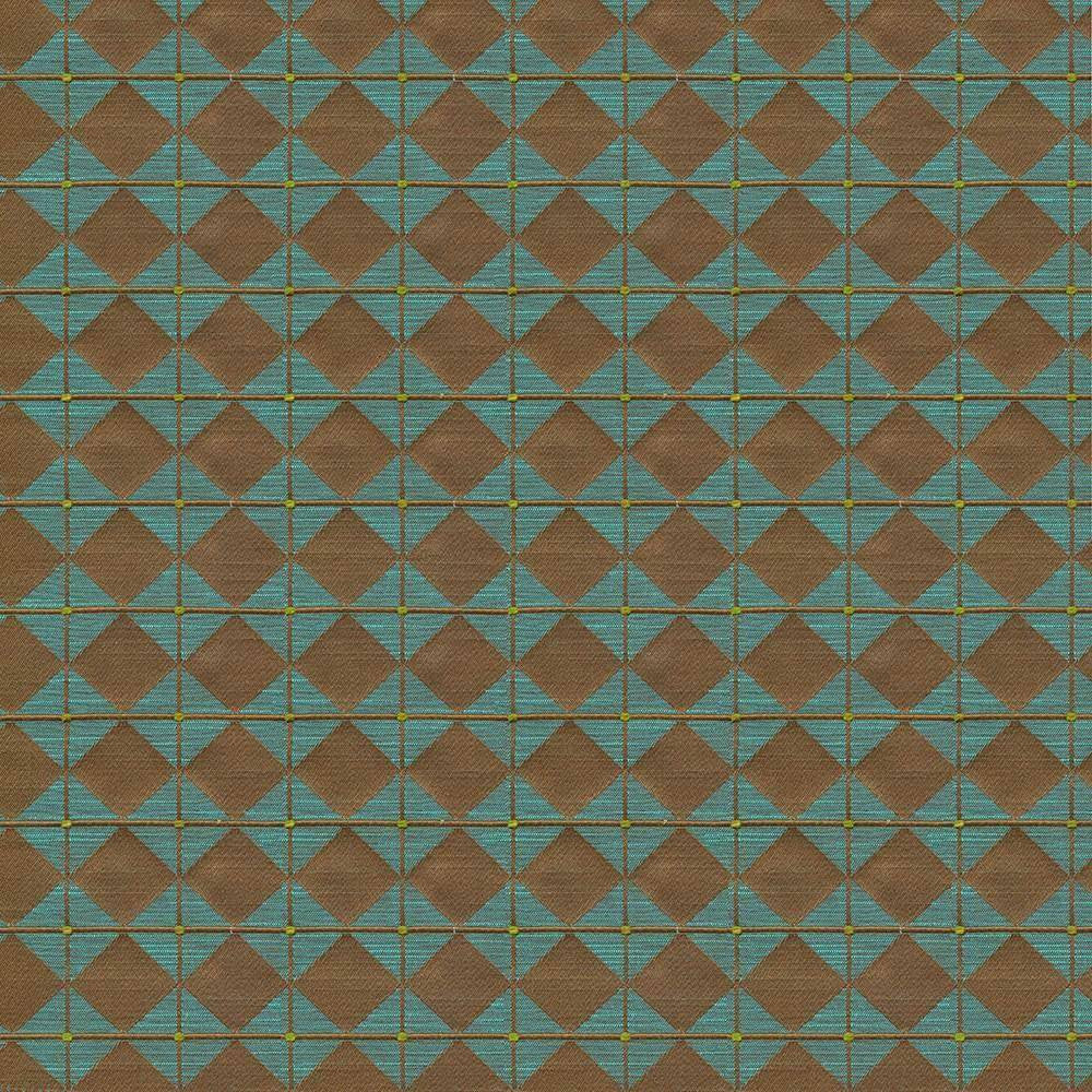 Diamond Overlay Teal by Kasmir Fabric 1424 51% Rayon 43% Polyester 6% Cotton USA 33,000 Wyzenbeek Double Rubs H: 3 4/8 inches, V:1 5/8 inches 57 - 58 - Fabric Carolina - Kasmir