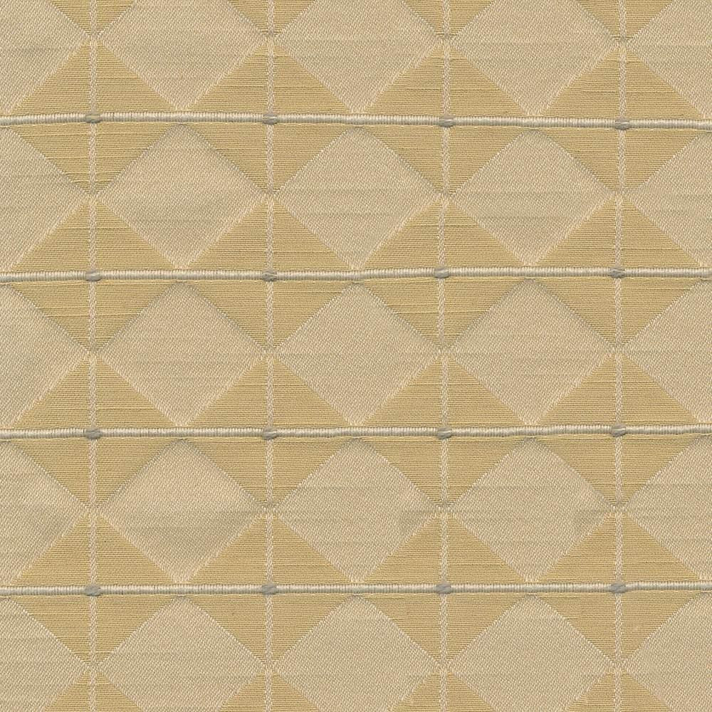 Diamond Overlay Wheat  by Kasmir Fabric See sample 51% Rayon
43% Polyester
6% Cotton
 USA 33,000 Wyzenbeek Double Rubs </p><p>Repeat: Horizontal: 3 4/8 inches and Vertical: 1 5/8 inches 57  - Fabric Carolina -