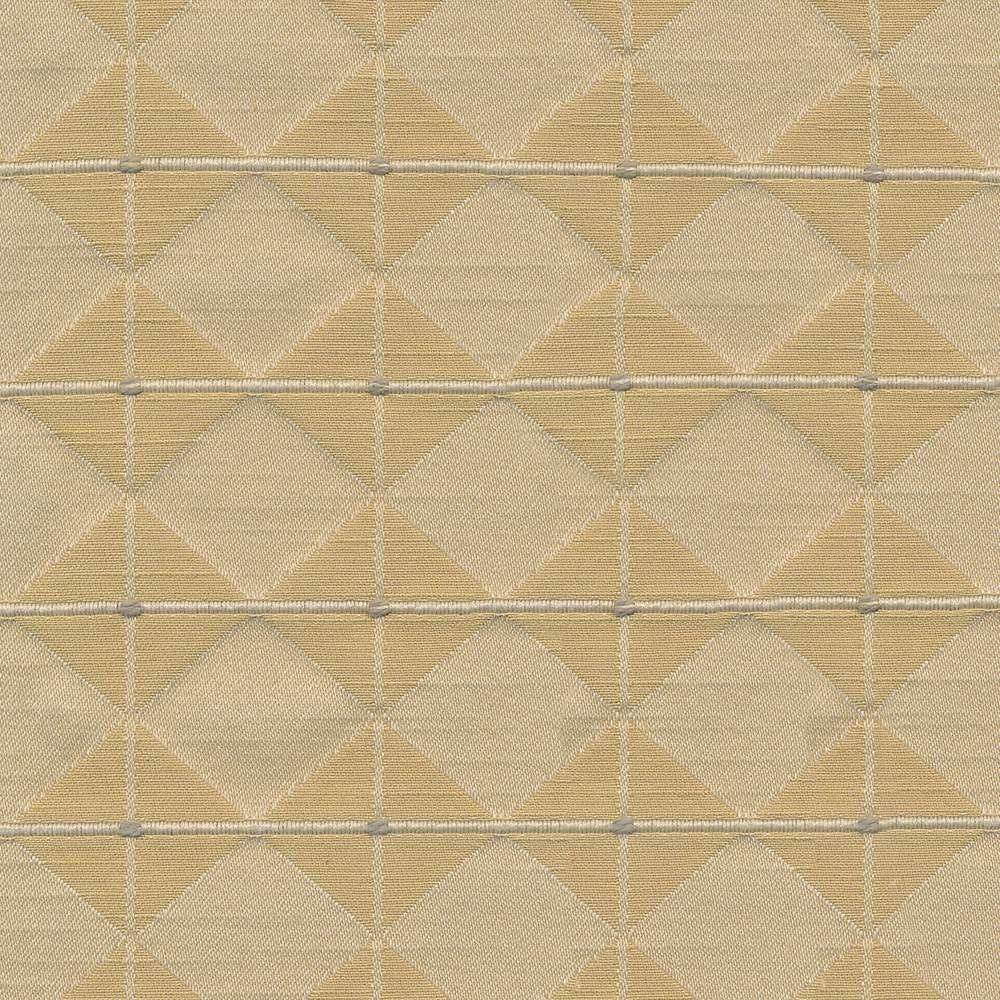 Diamond Overlay Wheat by Kasmir Fabric 1423 51% Rayon 43% Polyester 6% Cotton USA 33,000 Wyzenbeek Double Rubs H: 3 4/8 inches, V:1 5/8 inches 57 - 58 - Fabric Carolina - Kasmir