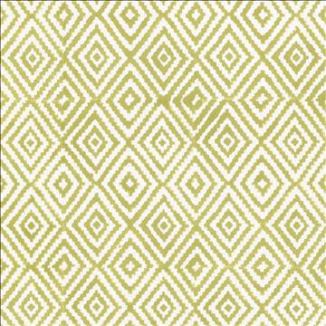 Diamond Steps Kiwi by Kasmir Fabric 5124 90% Cotton 10% Linen INDIA Not Tested H: 3 4/8 inches, V: 4 2/8 inches 54 - Fabric Carolina - Kasmir
