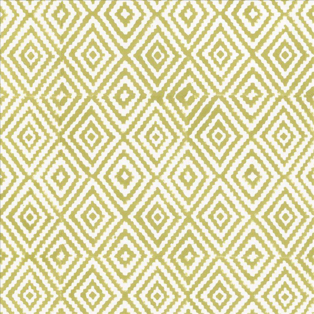 Diamond Steps Kiwi by Kasmir Fabric 5124 90% Cotton
10% Linen
 INDIA Not Tested </p><p>Repeat: Horizontal: 3 4/8 inches and Vertical: 4 2/8 inches 54 - Fabric Carolina -