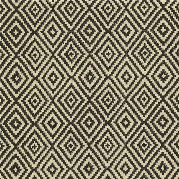 Diamond Steps Sable by Kasmir Fabric 5123 90% Cotton 10% Linen INDIA Not Tested H: 3 4/8 inches, V: 4 2/8 inches 54 - Fabric Carolina - Kasmir