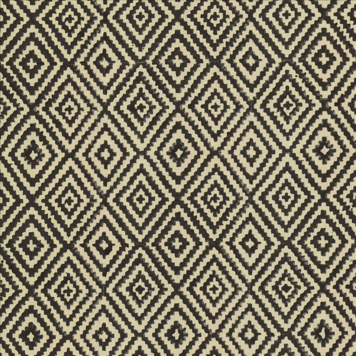 Diamond Steps Sable by Kasmir Fabric 5123 90% Cotton
10% Linen
 INDIA </p><p>Repeat: Horizontal: 3 4/8 inches and Vertical: 4 2/8 inches 54 - Fabric Carolina -
