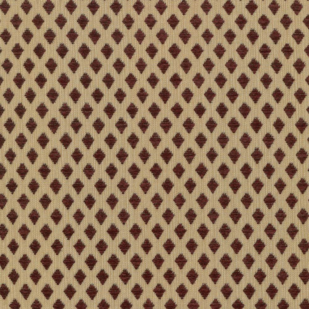 Diamond Broker Crimson by Kasmir Fabric 5071 100% Polyester
 CHINA </p><p>Repeat: Horizontal: 6/8 inches and Vertical: 1 4/8 inches 56 - 59 - Fabric Carolina -