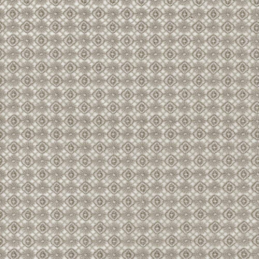 Diamond Jubilee Silver by Kasmir Fabric 1443 100% Polyester
 INDIA </p><p>Repeat: Horizontal: 1 1/8 inches and Vertical: 1 inches 54 - 55 - Fabric Carolina -