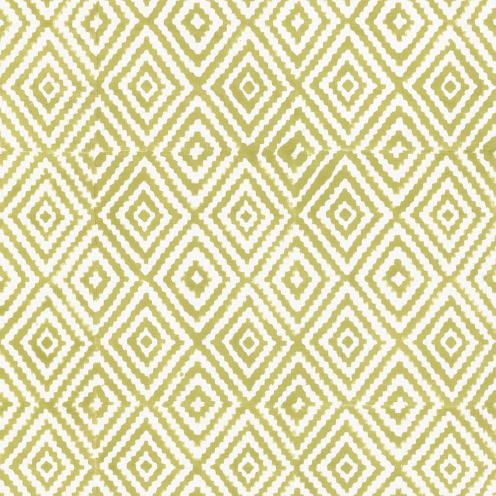 Diamond Steps Kiwi by Kasmir Fabric 5124 90% Cotton
10% Linen
 INDIA </p><p>Repeat: Horizontal: 3 4/8 inches and Vertical: 4 2/8 inches 54 - Fabric Carolina -