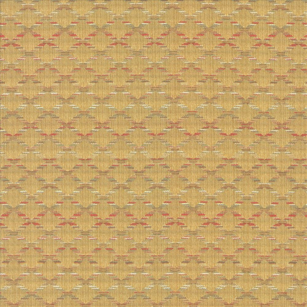 Diamonside Gold by Kasmir Fabric 5086 55% Polyester
45% Rayon
 CHINA 25,000 Wyzenbeek Double Rubs </p><p>Repeat: Horizontal: 1 2/8 inches and Vertical: 4/8 inches 55 - Fabric Carolina -