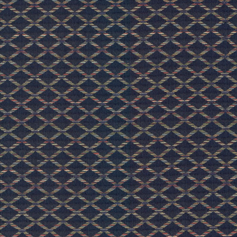 Diamonside Lake by Kasmir Fabric 5088 55% Polyester
45% Rayon
 CHINA </p><p>Repeat: Horizontal: 1 2/8 inches and Vertical: 4/8 inches 55 - Fabric Carolina -