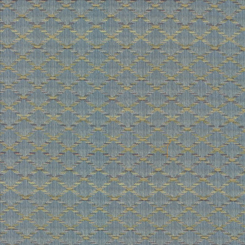 Diamonside Sea by Kasmir Fabric 5089 55% Polyester
45% Rayon
 CHINA </p><p>Repeat: Horizontal: 1 2/8 inches and Vertical: 4/8 inches 55 - Fabric Carolina -