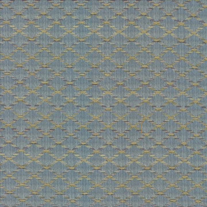 Diamonside Sea  by Kasmir Fabric See sample 55% Polyester
45% Rayon
 CHINA 25,000 Wyzenbeek Double Rubs </p><p>Repeat: Horizontal: 1 2/8 inches and Vertical: 4/8 inches 55  - Fabric Carolina -