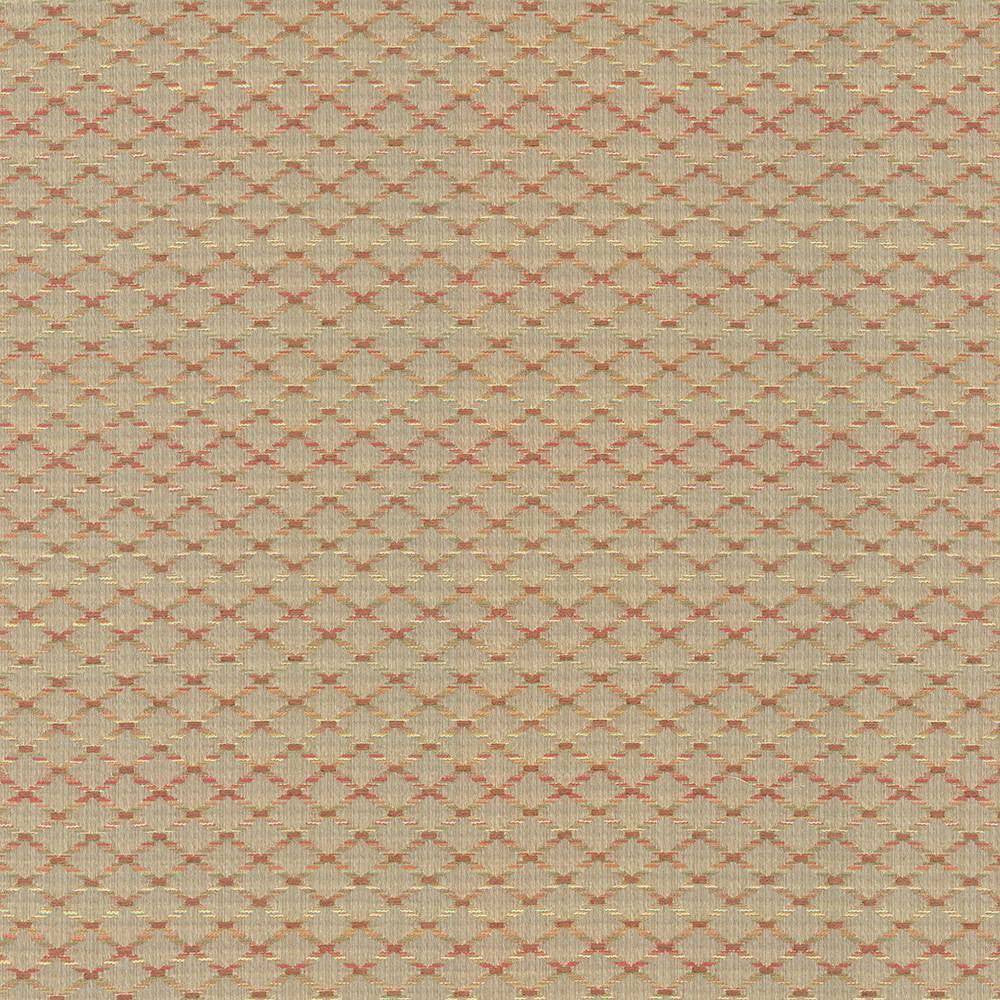 Diamonside Watermelon by Kasmir Fabric 5087 55% Polyester 45% Rayon CHINA 25,000 Wyzenbeek Double Rubs H: 1 2/8 inches, V:4/8 inches 55 - Fabric Carolina - Kasmir