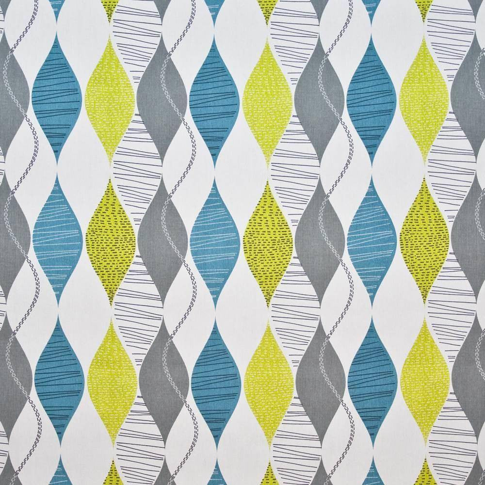 Dinwoody Park Teal by Kasmir Fabric 1401 100% Cotton UNITED KINGDOM Not Tested H: 27 inches, V:25 2/8 inches 54 - 55 - Fabric Carolina - Kasmir