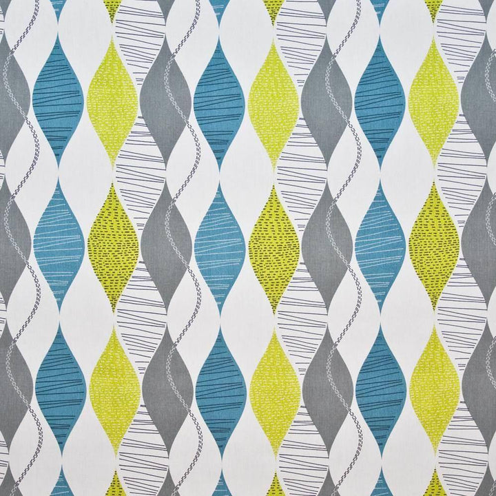Dinwoody Park Teal by Kasmir Fabric 1401 100% Cotton UNITED KINGDOM Not Tested H: 27 inches, V:25 2/8 inches 54 - 55 - Fabric Carolina - Kasmir
