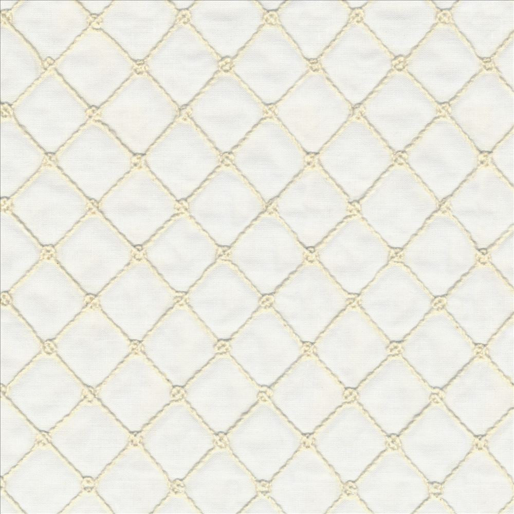 Diverge Vanilla by Kasmir Fabric 5111 60% Polyester
30% Cotton
10% Linen
 INDIA </p><p>Repeat: Horizontal: 2 1/8 inches and Vertical: 1 7/8 inches 51 - 56 - Fabric Carolina -
