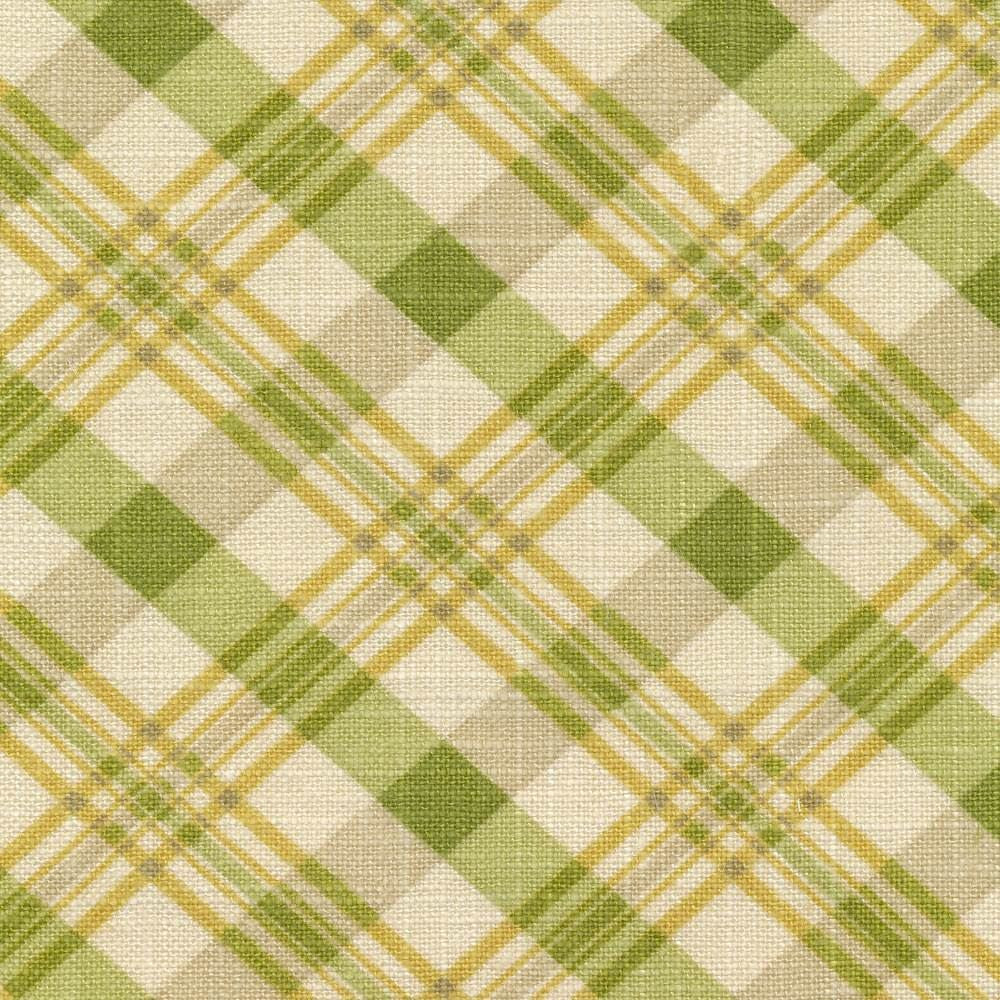 Dolittle Plaid Dill by Kasmir Fabric 1387 55% Linen
45% Rayon
 USA 30,000 Wyzenbeek Double Rubs </p><p>Repeat: Horizontal: 3 3/8 inches and Vertical: 3 1/8 inches 54 - Fabric Carolina -