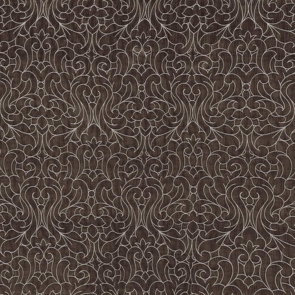 Donatello Damask Bark by Kasmir Fabric 1426 100% Polyester INDIA Not Tested H: 13 4/8 inches, V:25 2/8 inches 54 - Fabric Carolina - Kasmir