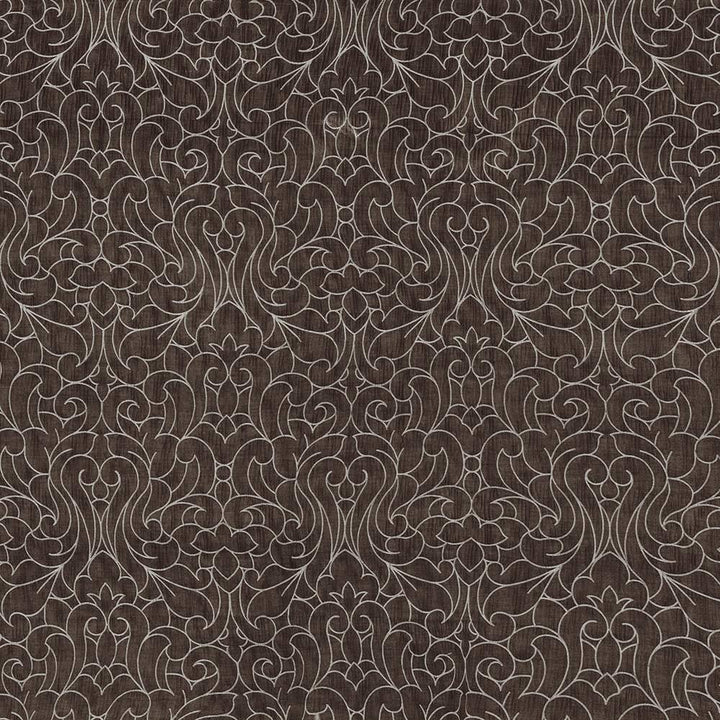 Donatello Damask Bark by Kasmir Fabric 1426 100% Polyester INDIA Not Tested H: 13 4/8 inches, V:25 2/8 inches 54 - Fabric Carolina - Kasmir