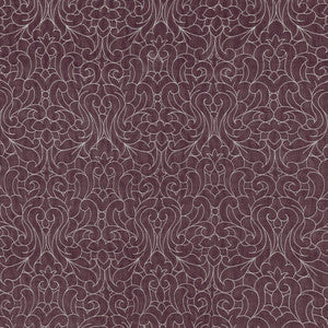 Donatello Damask Elderberry by Kasmir Fabric