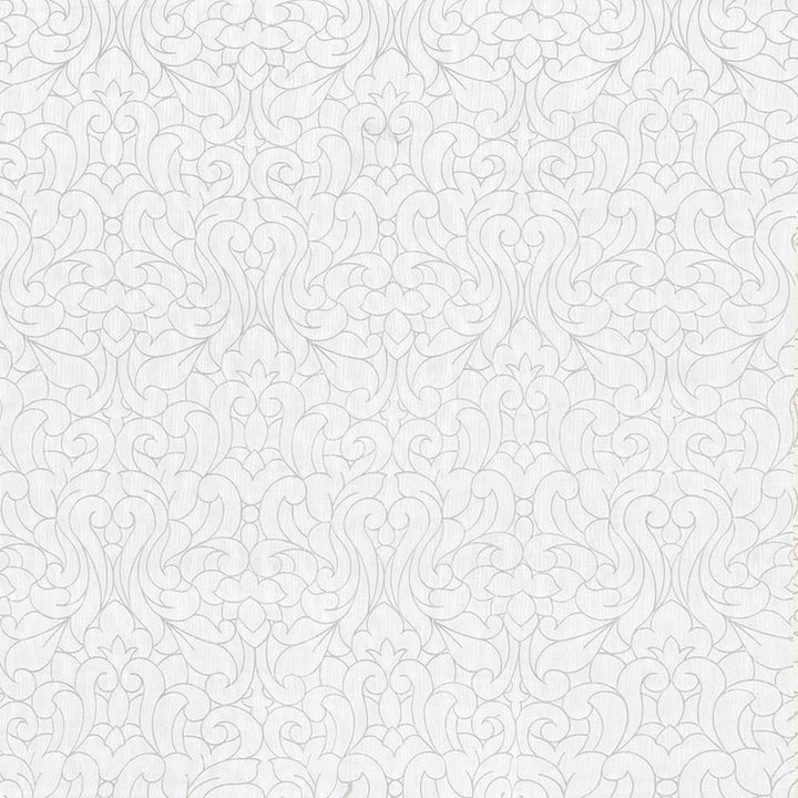 Donatello Damask Ivory  by Kasmir Fabric See sample 100% Polyester
 INDIA Not Tested </p><p>Repeat: Horizontal: 13 4/8 inches and Vertical: 25 2/8 inches 54  - Fabric Carolina -