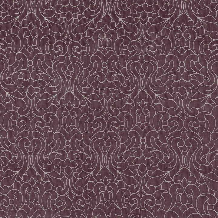 Donatello Damask Elderberry by Kasmir Fabric 1426 100% Polyester
 INDIA </p><p>Repeat: Horizontal: 13 4/8 inches and Vertical: 25 2/8 inches 54 - Fabric Carolina -