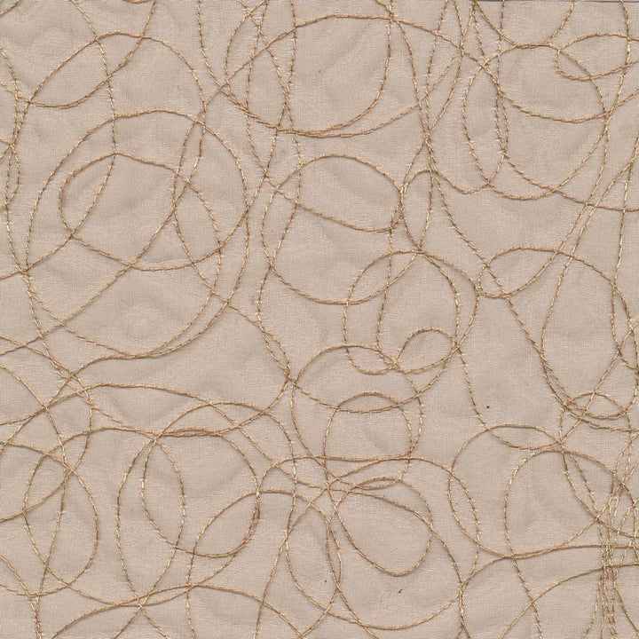 Doodle Chocolate by Kasmir Fabric 1374 100% Polyester CHINA Not Tested H: 7 6/8 inches, V:11 4/8 inches 59 - Fabric Carolina - Kasmir