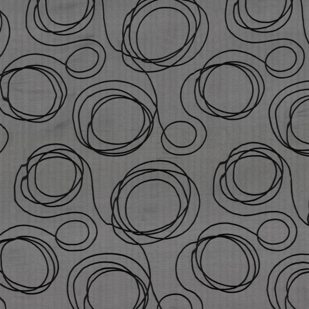 Doodlebug Ebony by Kasmir Fabric 5077 100% Polyester Embroidery Contents 100% Polyester CHINA H: 17 inches, V:17 inches 106 - 108 - Fabric Carolina - Kasmir