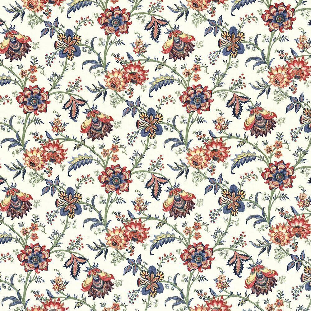 Dougherty Jewel by Kasmir Fabric 5080 100% Cotton USA 15,000 Wyzenbeek Double Rubs H: 18 inches, V:18 inches 54 - Fabric Carolina - Kasmir
