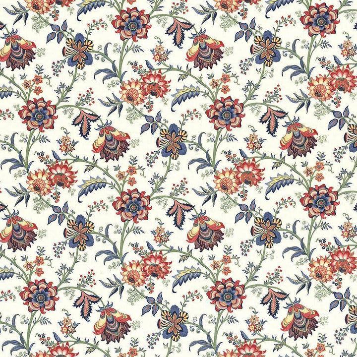 Dougherty Jewel by Kasmir Fabric 5080 100% Cotton USA 15,000 Wyzenbeek Double Rubs H: 18 inches, V:18 inches 54 - Fabric Carolina - Kasmir