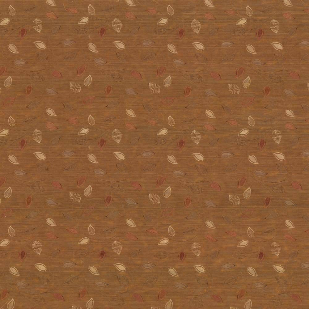 Downing Grove Sunset by Kasmir Fabric 1439 100% Polyester Embroidery Contents 100% Rayon INDIA 9,000 Wyzenbeek Double Rubs H: 8 4/8 inches, V:12 2/8 inches 54 - 55 - Fabric Carolina - Kasmir