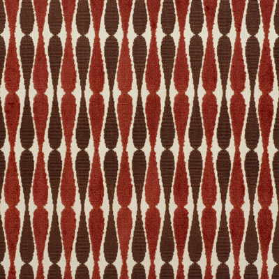DRAGONFLY.BEIGE/R Dragonfly Beige/Rust by Groundworks Fabric Allegra Hicks Viscose 92%, Polyester 8% Belgium Heavy Horizontal: 1.5 inches and Vertical: 5.25 inches 53 inches - Fabric Carolina -