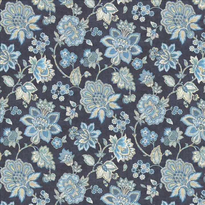 Dream Big Indigo by Kasmir Fabric 1472 100% Cotton
 SPAIN 30,000 Wyzenbeek Double Rubs </p><p>Repeat: Horizontal: 27 inches and Vertical: 27 inches 54 - Fabric Carolina -