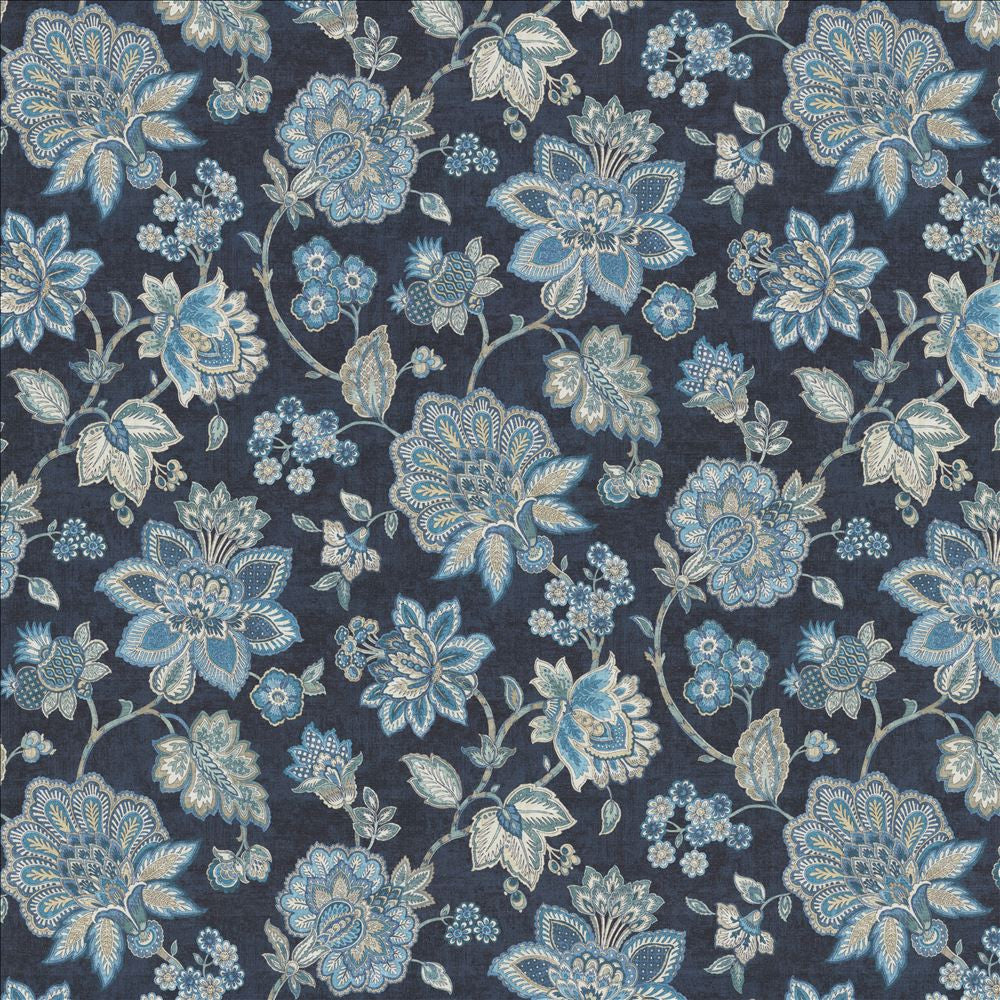 Dream Big Indigo by Kasmir Fabric 1472 100% Cotton
 SPAIN </p><p>Repeat: Horizontal: 27 inches and Vertical: 27 inches 54 - Fabric Carolina -