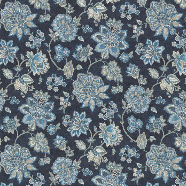 Dream Big Indigo by Kasmir Fabric 1472 100% Cotton
 SPAIN </p><p>Repeat: Horizontal: 27 inches and Vertical: 27 inches 54 - Fabric Carolina -