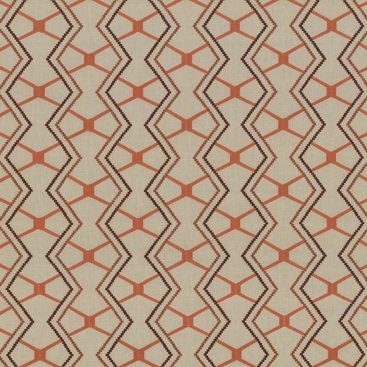 Drewery Terra Cotta by Kasmir Fabric 1434 55% Cotton
35% Polyester
10% Rayon
Embroidery
50% Cotton
50% Viscose
 INDIA </p><p>Repeat: Horizontal: 8 6/8 inches and Vertical: 6 2/8 inches 51 - 56 - Fabric Carolina -