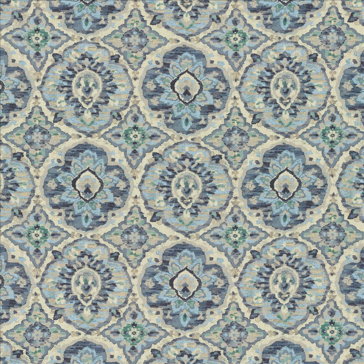 Dripstone Delft by Kasmir Fabric 1467 70% Viscose
30% Linen
 SPAIN </p><p>Repeat: Horizontal: 26 4/8 inches and Vertical: 26 inches 54 - Fabric Carolina -