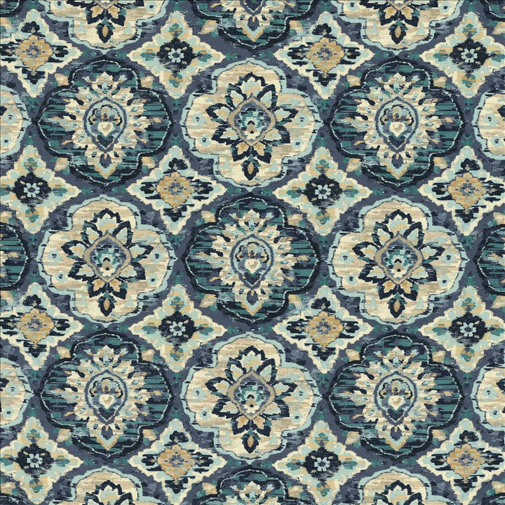 Dripstone Seaglass by Kasmir Fabric 5136 70% Viscose
30% Linen
 SPAIN </p><p>Repeat: Horizontal: 26 4/8 inches and Vertical: 26 inches 54 - Fabric Carolina -
