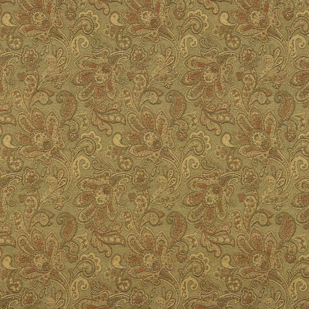 Dunham Paisley Brulee by Kasmir Fabric 8005 69% Rayon 31% Polyester CHINA 15,000 Wyzenbeek Double Rubs H: 13 5/8 inches, V:15 4/8 inches 54 - Fabric Carolina - Kasmir
