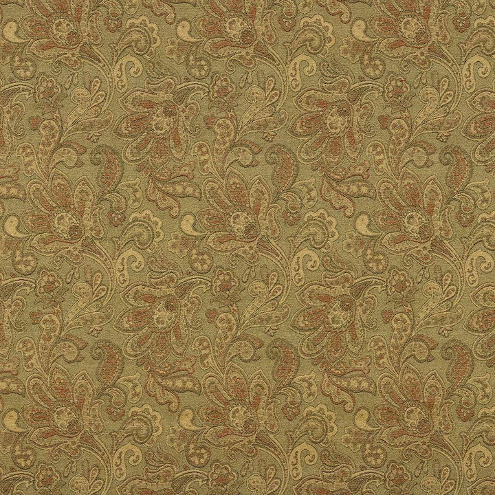 Dunham Paisley Brulee by Kasmir Fabric 8005 69% Rayon 31% Polyester CHINA 15,000 Wyzenbeek Double Rubs H: 13 5/8 inches, V:15 4/8 inches 54 - Fabric Carolina - Kasmir