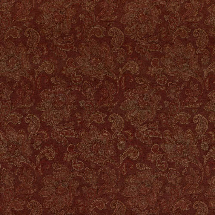 Dunham Paisley Cassis by Kasmir Fabric 8005 69% Rayon 31% Polyester CHINA 15,000 Wyzenbeek Double Rubs H: 13 5/8 inches, V:15 4/8 inches 54 - Fabric Carolina - Kasmir