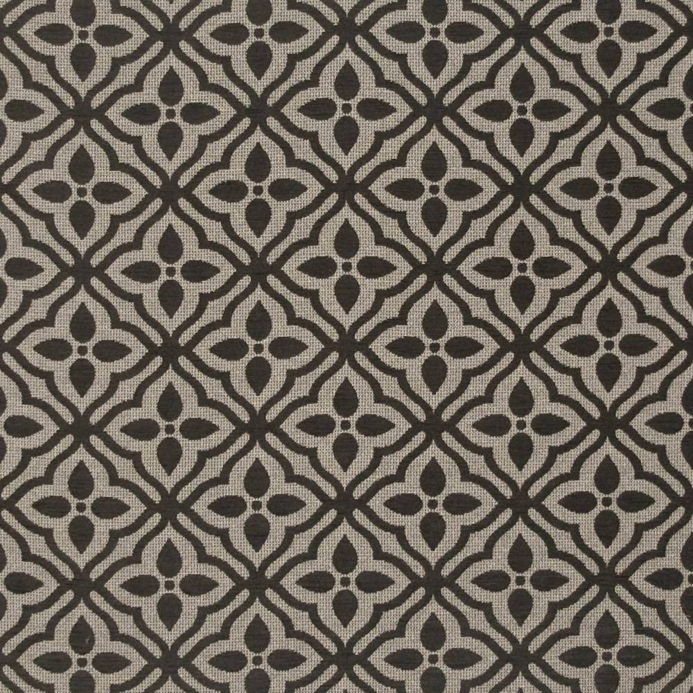 Duomo Trellis Dark Chocolate by Kasmir Fabric 1383 47% Acrylic 42% Polyester 11% Cotton ITALY 17,000 Martindale Cycles H: 7 inches, V:6 4/8 inches 54 - 55 - Fabric Carolina - Kasmir