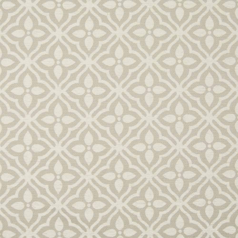 Duomo Trellis Fog by Kasmir Fabric 1383 47% Acrylic 42% Polyester 11% Cotton ITALY 17,000 Martindale Cycles H: 7 inches, V:6 4/8 inches 54 - 55 - Fabric Carolina - Kasmir