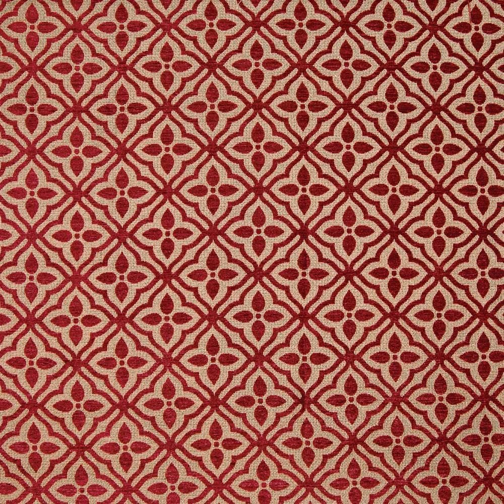 Duomo Trellis Garnet by Kasmir Fabric 1384 47% Acrylic
42% Polyester
11% Cotton
 ITALY </p><p>Repeat: Horizontal: 7 inches and Vertical: 6 4/8 inches 54 - 55 - Fabric Carolina -