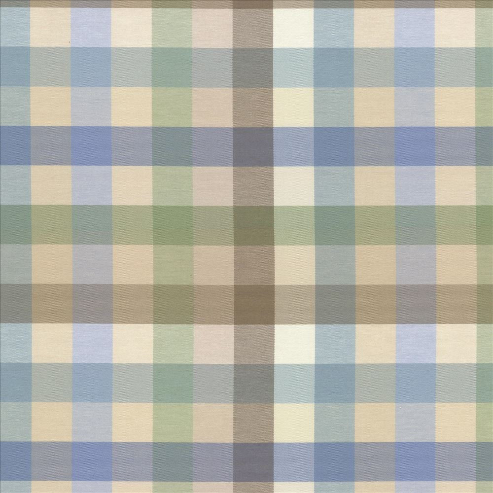 Dupuy Check Mineral by Kasmir Fabric 5082 53% Cotton
47% Polyester
 TAIWAN </p><p>Repeat: Horizontal: 13 4/8 inches and Vertical: 13 4/8 inches 55 - Fabric Carolina -