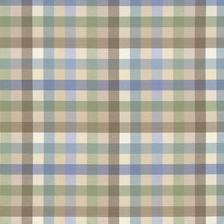 Dupuy Check Mineral by Kasmir Fabric 5082 53% Cotton 47% Polyester TAIWAN 12,000 Wyzenbeek Double Rubs H: 13 4/8 inches, V:13 4/8 inches 55 - Fabric Carolina - Kasmir