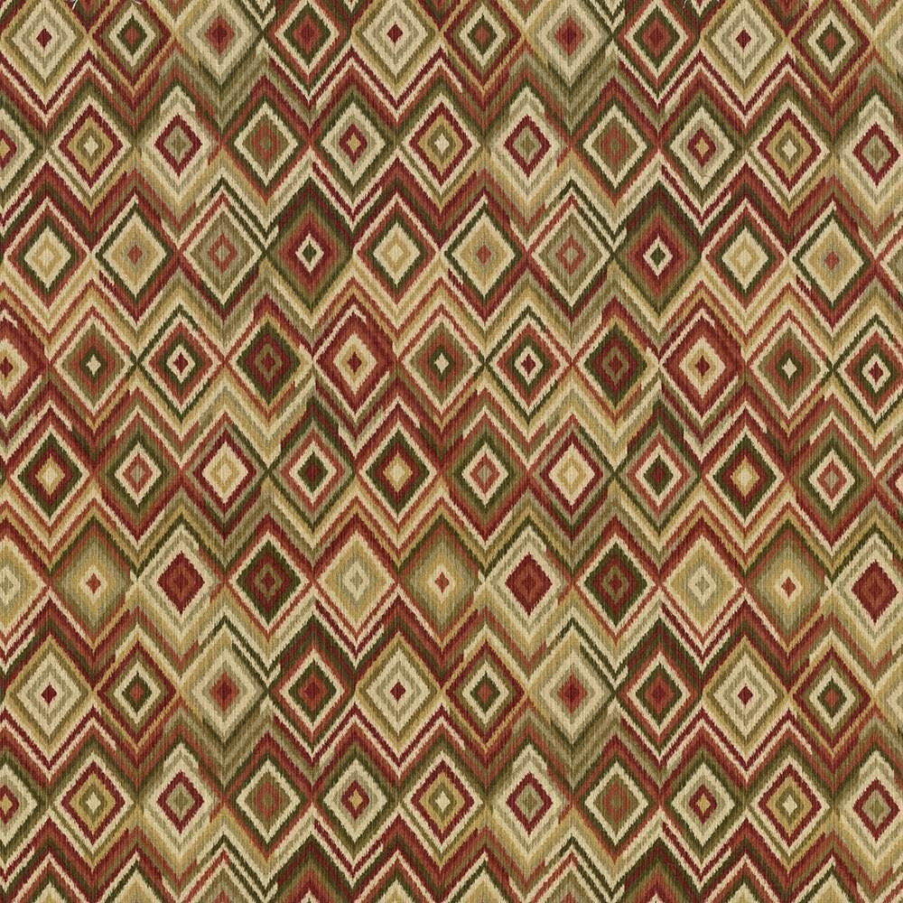 Durango Ikat Bittersweet by Kasmir Fabric 5069 100% Cotton PAKISTAN 15,000 Wyzenbeek Double Rubs Horizontal: 13 4/8 inches and Vertical: 27 inches 54 - 55 - Fabric Carolina -