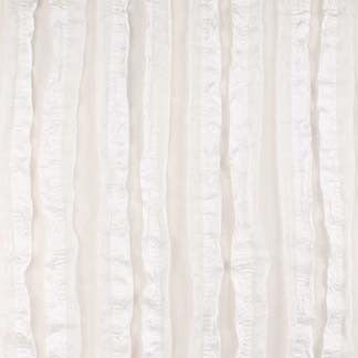 Dyer Winter White 1604911002 by Carole Fabric Exclusive Sheer Bliss 100% Polyester-Heatset Turkey H: 4"H  118" Minimum (See sample for specifics) - Fabric Carolina - Carole Exclusive