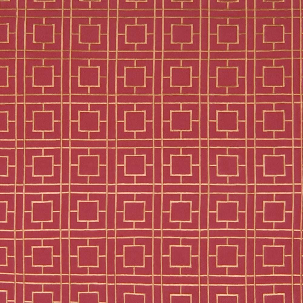 Dynasty Fret Paprika by Kasmir Fabric 1367 100% Cotton
Embroidery
100% Rayon
 CHINA </p><p>Repeat: Horizontal: 4 inches and Vertical: 4 inches 54 - Fabric Carolina -